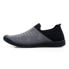 Men Knitted Fabric Super Breathable Soft Sole Sports Casual Sneakers for Sneakers