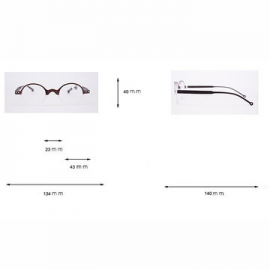 Men Women High Definition Round Reading Glasses Outdoor Home Computer Presbyopic Glasses for Glasses