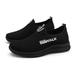 Men Mesh Fabric Breathable Slip On Casual Running Sneakers for Sneakers