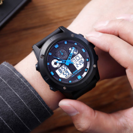 Men Sport Waterproof Watches Digital LED Electronic  Military Watch Outdoor Wristwatches Clock for Men Watches